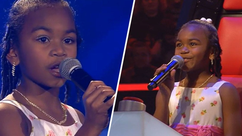 Moved by the little girl’s incredible voice, the judges knelt down in front of her in awe.