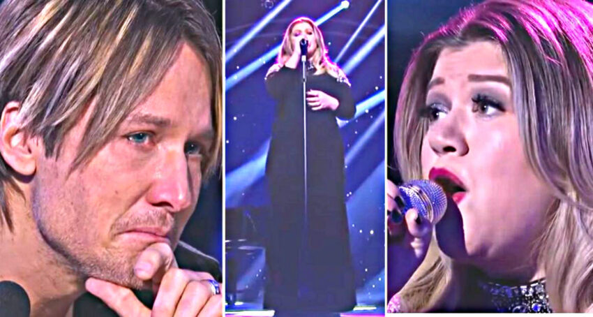 VIDEO: Kelly Clarkson Performs a Hauntingly Emotional Song on Idol That Tugs at Keith Urban’s Heart