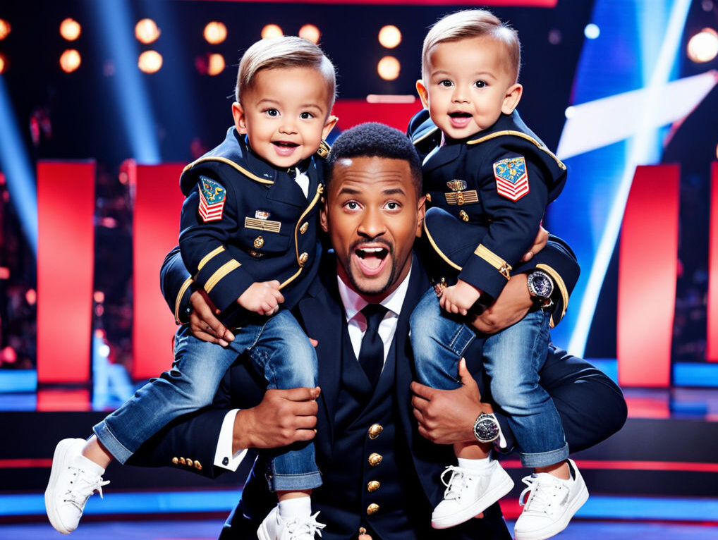 “Young Duo’s Stunning Performance Leaves Judges Awestruck, Bringing Military Father to Tears of Pride”