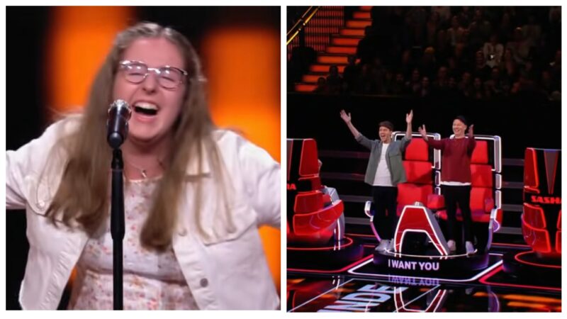 The enchanting 15-year-old captivated The Voice audience with her rendition of “Hopelessly Devoted To You,” stirring emotions and garnering widespread admiration.