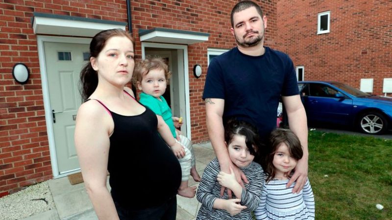 A family from Rotherham is facing the threat of homelessness due to unpaid rent, with the possibility of being evicted from their home on Brunswick Street, Thurnscoe.