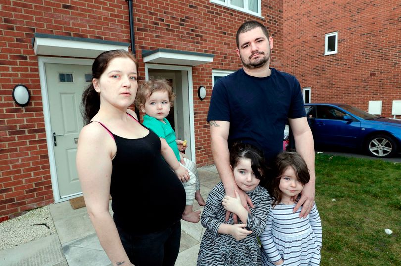 A family from Rotherham is facing the threat of homelessness due to unpaid rent, with the possibility of being evicted from their home on Brunswick Street, Thurnscoe.
