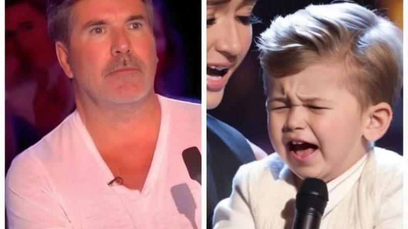 This is an incredible incident in history. Simon Cowell Breaks Down in TEARS when he heard this little boy perform! ❤️