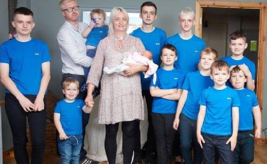 In a Family of Ten Boys, a Girl is Born: Parents Refuse to Believe