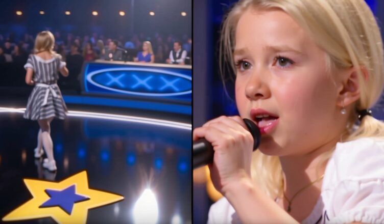 As a little blonde girl stood frozen on the stage, anticipation hung thick in the air. Seconds later, an unexpected twist unfolded, leaving the judges in utter shock.