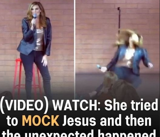 The woman’s attempt to mock Jesus led to an unexpected turn of events.