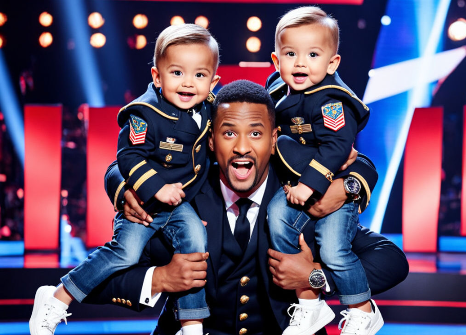 “Young Duo’s Stunning Performance Leaves Judges Awestruck, Bringing Military Father to Tears of Pride”