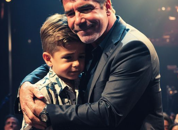 Simon Cowell started crying! The boy sang such a song that Simon couldn’t speak. He went up to the stage to kiss the boy…