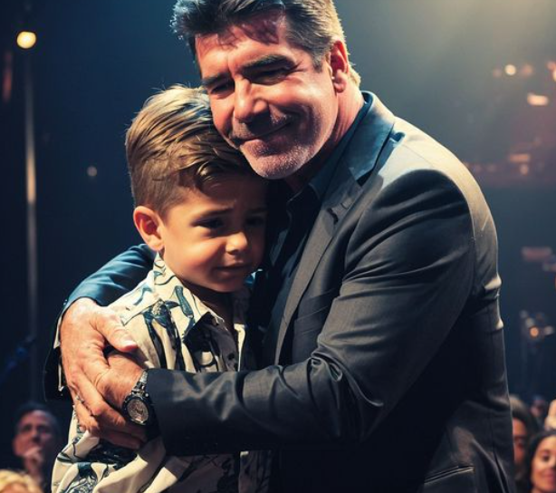 Simon Cowell started crying! The boy sang such a song that Simon couldn’t speak. He went up to the stage to kiss the boy…