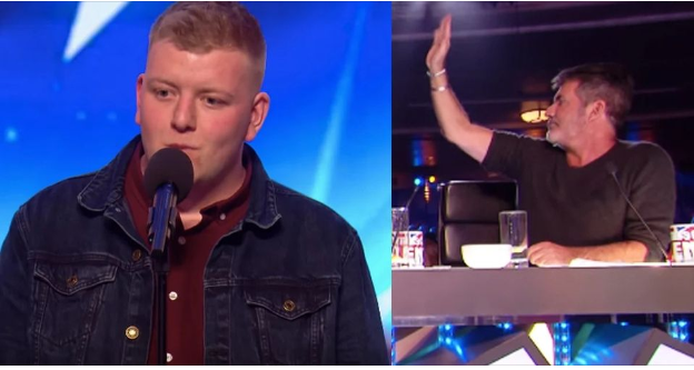 Stuttering man who is shy impresses judges with an unheard-of voice and receives a golden buzzer