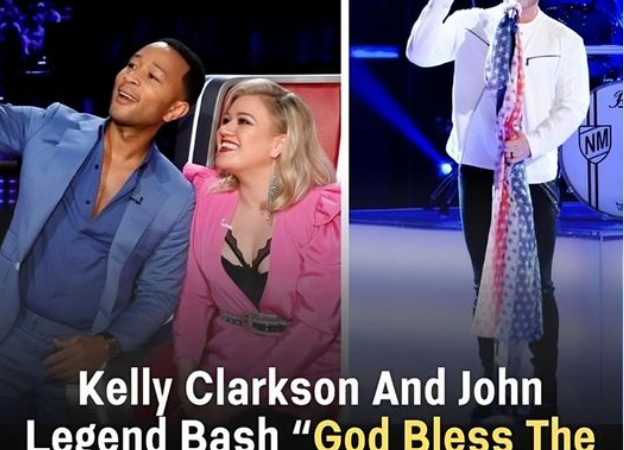 Kelly Clarkson and John Legend Face Criticism for Comments on “God Bless The USA”