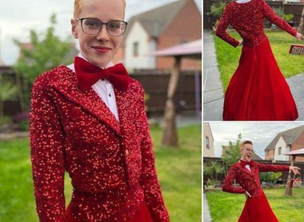 Boy, 16, divides the internet with billowing ballgown, some say he’s ‘stunning’ others say ‘vile