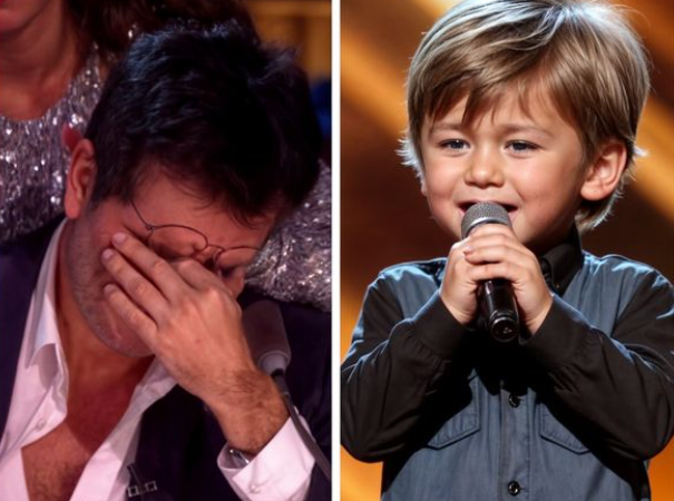 This is an incredible incident in history. Simon Cowell Breaks Down in TEARS when he heard this little boy perform!