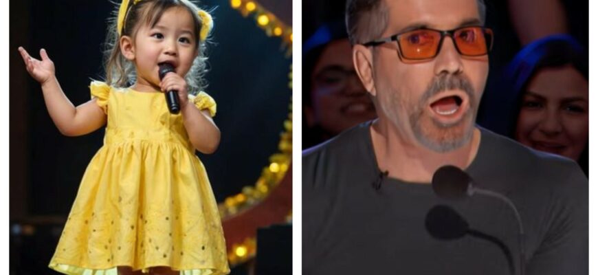 The little one sang, and Simon considered her voice angelic. Her performance was nothing short of incredible.