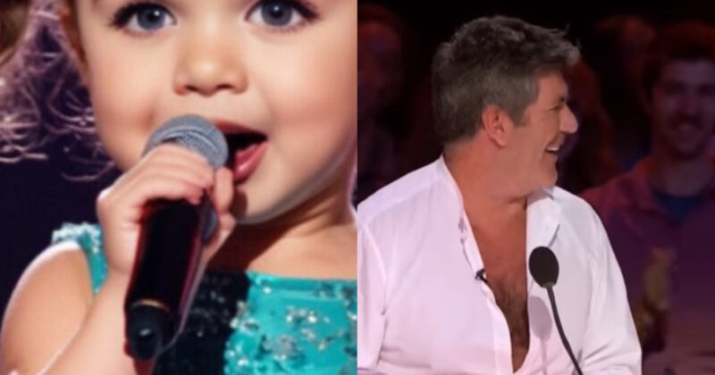 This has never happened before in history, Simon Cowell Breaks Down in TEARS as little girl started singing, the entire crowd gasped