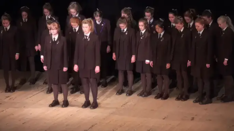 The rendition of ‘Bohemian Rhapsody’ by the British School Girl Choir sends chills down spines.