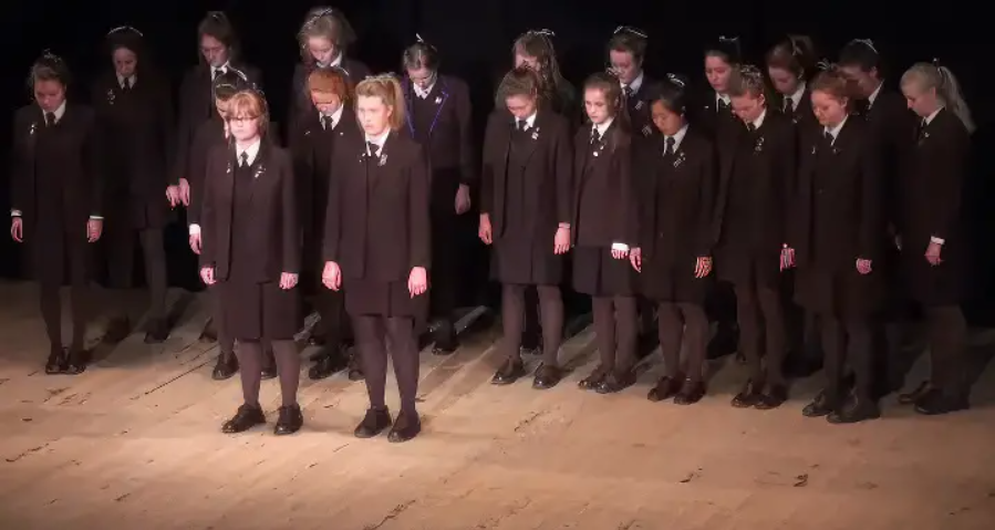 The rendition of ‘Bohemian Rhapsody’ by the British School Girl Choir sends chills down spines.