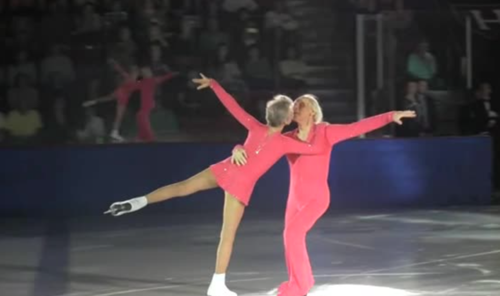 He is 83 years old and she is 79 years old and they are back on the ice. Unrepeatable performance of Olympic champions.