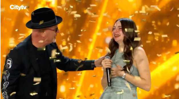 GOLDEN BUZZER 15-year-old Jade Mathieu Receives Howie’s Golden Buzzer!