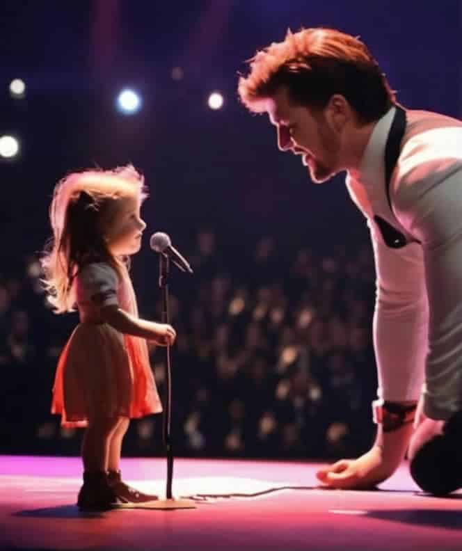 This has never happened before in history. The superstar asks a little girl to sing “You Raise Me Up”. Seconds later, the girl brings down the house. Watch video in comments below