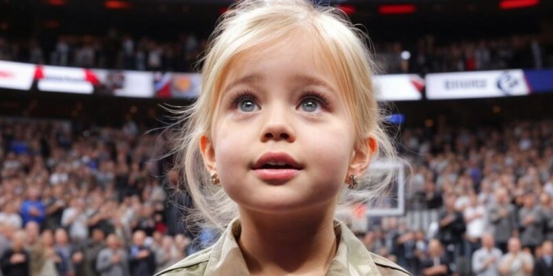 This young girl delivered a rendition of the national anthem so unique and captivating that it left the entire audience speechless.